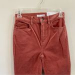 Loft  Pink Corduroy Modern Skinny High Rise Jeans Stretch Fall Pants Sz 24 NWT Photo 2