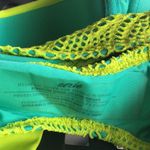 Aerie Blue Yellow Bright Ruffle 2 Piece Bikini Swim Suit New 34A XS Photo 8