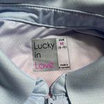 lucky in love  Medium Polo Shirt Golf Tennis Short Sleeve 1/4 Zip Photo 4