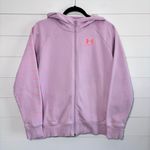 Under Armour  Rival Fleece Sportstyle Hoodie light pink-purple Size‎ M Photo 3