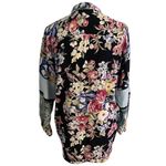 Vintage Take Away Size L Mixed Print Button Up Front Top Shirt Blouse Floral Size L Photo 1