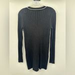 Karl Lagerfeld  Women's Paris Scalloped White Black Cardigan Sweater Size XS Photo 2