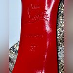 Christian Louboutin Pigalle Follies Glitter Sirene Stiletto Heels Shoes Size 37 Photo 10