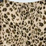 Heartloom New Leopard Animal Print Pull On Soft Shorts Miena Khaki Photo 6