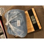 LOA RailRiders Baby Blue Ribbed Pullover Large Women’s Collared Pocket L Top Photo 10