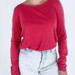 Splendid NWT Scoop Neck Open Back Pink Top Photo 0