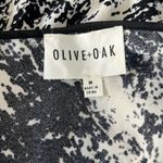 Olive & Oak  Black and White Sleeveless Dress Medium Photo 4