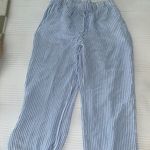 boxer stripe linen pants Multi Size M Photo 0