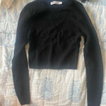 ZARA  Black Long Sleeve Knit Women's Top Photo 0