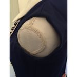 Vtg Mod Geometric Print Maxi Dress Red White & Blue 60s 70s Retro Hostess Op Art Photo 12