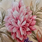 Vintage Expressions California Dynasty 80’s Satin Floral Kimono Robe Size Medium Pink Photo 4