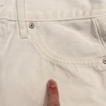 Aritzia Denim Forum '90s Halle Skirt White Denim Size 28 Y2K Slit Midi Skirt Size M Photo 6