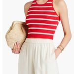 Solid & Striped NWT 
The Carson striped ribbed-knit top
Red and white stripe Photo 0