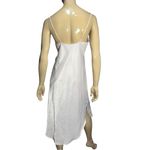 Natori Vintage Women’s Size S M Pale Pink Blue Lace Front Spaghetti Strap Gown Photo 4