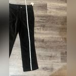 Free People  High Time Velvet Kick Flare Pants in Black Photo 7