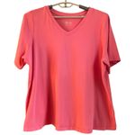 Denim And Co Tunic Top Salmon Pink 3X Size undefined Photo 0