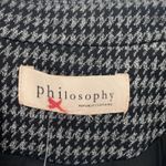 Philosophy hounds tooth one button blazer dark academia career fitted size s Photo 2