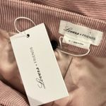 Lovers + Friends  Joanie Pink Corduroy Crop Flare  Pants Size XS NWT Photo 6