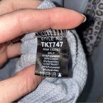 POL baby blue waffle knit leopard print mixed media summer mini dress top Medium Photo 8