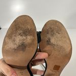 Coach Hampton Black Leather Heels Gold Buckle Detail ankle strap US Size 9.5B Photo 13