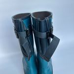 BOGS Women's Size 6 Amanda II Tall Rain Boot Teal Blue‎ Outdoors Gardening Farm Green Photo 5