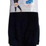 Fruit of the Loom Ring Spun Eversoft Cotton Black Waffle Pant. Size XXL (20) Photo 0