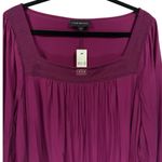 Lane Bryant NWT  Square Neck Lace Trim Popover Blouse Top‎ 26/28 Photo 7