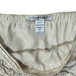 Silken Poetry Hand Crochet 100% Silk Lace Maxi Skirt Beige Size S Boho Beach Tan Photo 4