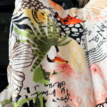 Christopher & Banks  Multicolor Short Sleeve Top PXL Photo 3