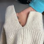 Madewell Mercer Ivory Thick Knit Wool Blend Turtleneck Sweater Sz S Photo 5