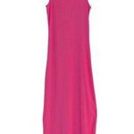 Derek Heart  Sleeveless Bubblegum Pink Ribbed Maxi Bodycon Dress SZ XS Photo 0