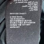 & Other Stories & Other Stories Hourglass Cotton Blend Mini Dress US Women's Size 8 Dark Teal Photo 8