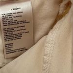 L'Agence Women's Cream High Rise Ankle Slit Velvet Pants Size 25 Photo 5