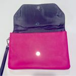 No Boundaries  Stylish Pink and Green Envelope Clutch Photo 2