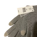 Steve Madden  Gray Knit Touchscreen Friendly Light Gloves Women Sz OS Photo 4