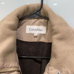 Calvin Klein  Light Khaki Beige Women's Petite Quilted Puffer Jacket Coat XS Photo 1