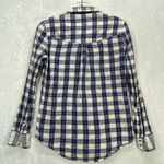 Holding Horses Anthropologie Shirt Womens 0 Snap Front Plaid Textured Design Photo 5
