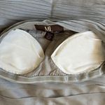 Monique Lhuillier Bridesmaids Ruched Strapless Cationic Chiffon Dress Photo 8