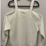 Anthropologie SANCTUARY Winter White Ivory Bare Off Shoulder Sweater Photo 3