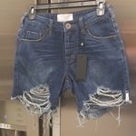One Teaspoon ππ Stevies Boyfriend Shorts Moonstone Photo 4