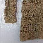 Soft Surroundings  XS String Knit Long Sleeved Tunic or Mini Dress in Beige Photo 4