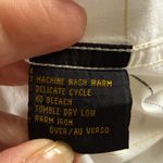 Liz Claiborne Liz Sport white striped long sleeve collared button down shirt size small Photo 8