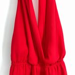 superdown  Emma Halter Romper in Red Size Medium Photo 5