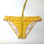 Free Press  Ruffle Trim Bikini Swim Bottoms Yellow XL Photo 5