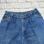 Wrangler Vintage  Womens Jeans Mom Straight Size 16/30 High Rise Hemmed Pleated Photo 5