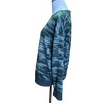 Splendid  Green Camo Camouflage Crew Neck Sweater Size Medium Photo 2