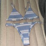 SheIn Stripe Bikini Set Photo 0