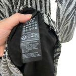 AllSaints Amaya Metallic Bodycon Dress Silver Zebra Women’s Size 8 Mini Photo 10