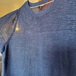 a.n.a 𝅺 woman navy blue basket weave sweater top size 1X Photo 9