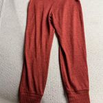 Gilly Hicks Cozy Red Lounge Knit Jogger Pants Size XSmall Pockets EUC Photo 6